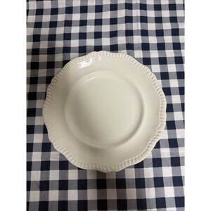 Vintage 1972 Spode Copeland White Basket Dinner Plate 10.5" England Set Of 4
